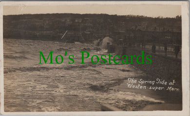 Somerset Postcard - The Spring Tide at Weston-Super-Mare  SW11856