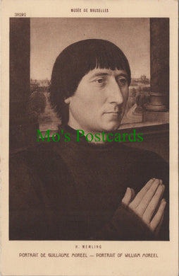 Art Postcard - H.Memling, Portrait of William Moreel   SW11858