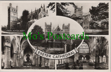 Devon Postcard - Views of Exeter Cathedral  SW11865