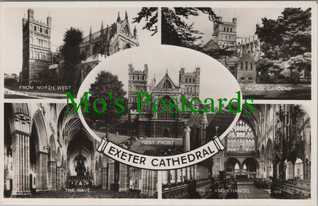 Devon Postcard - Views of Exeter Cathedral  SW11865