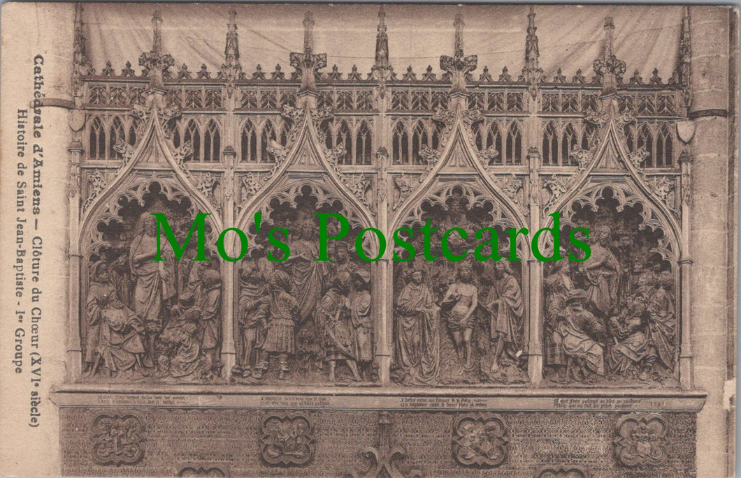 France Postcard - Cathedrale d'Amiens, Cloture Du Choeur  SW11888