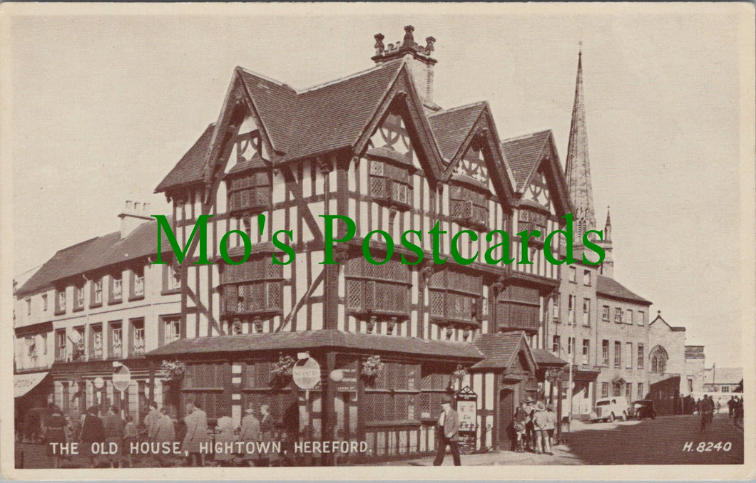 Herefordshire Postcard - The Old House, Hightown, Hereford   SW11893