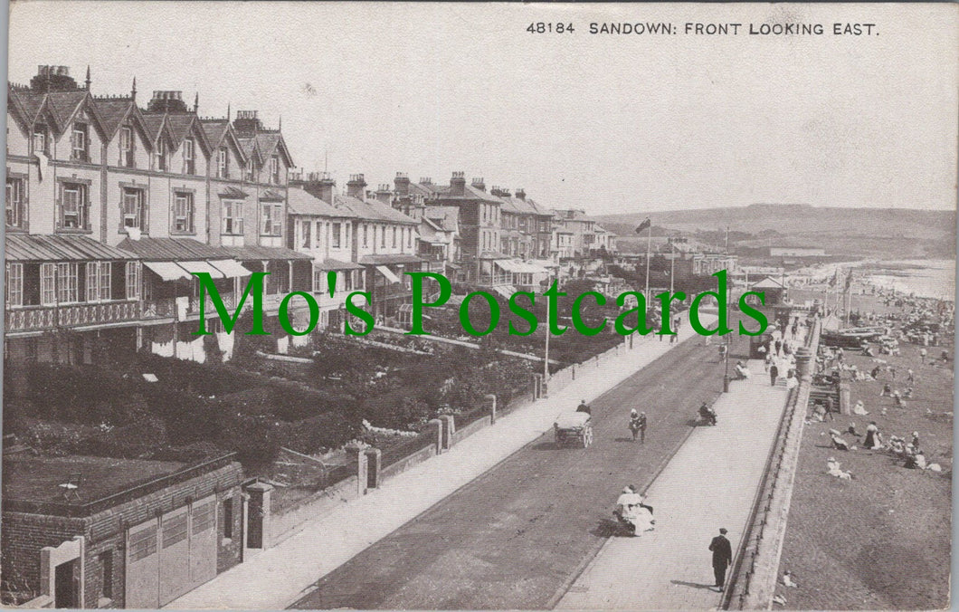 Isle of Wight Postcard - Sandown: Front Looking East  SW11906