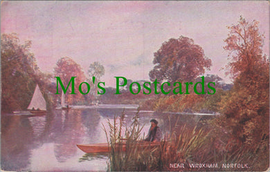 Norfolk Postcard - Boating Near Wroxham  SW11933
