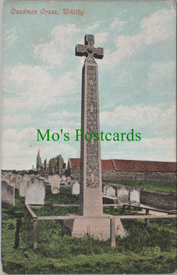 Yorkshire Postcard - Whitby, Caedmon Cross  SW11943