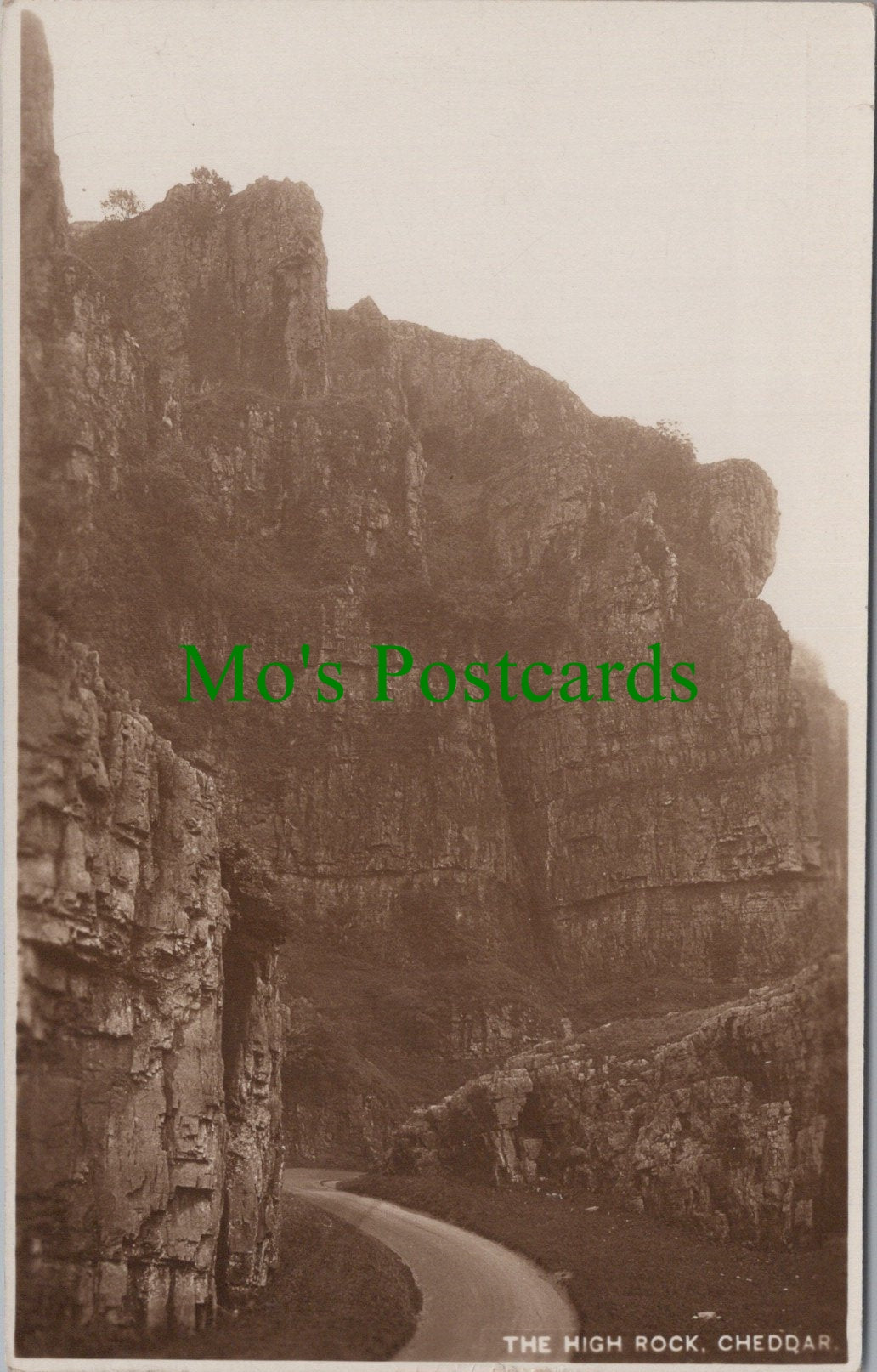 Somerset Postcard - Cheddar Gorge, The High Rock  SW11947