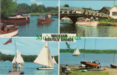 Norfolk Postcard - Wroxham, The Norfolk Broads     SW13435
