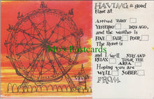 Load image into Gallery viewer, Holiday Message Postcard - Ferris wheel, Amusement Ride  SW13407
