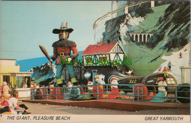 Norfolk Postcard - Great Yarmouth Pleasure Beach, The Giant  SW13414