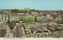 Load image into Gallery viewer, Norfolk Postcard - Norwich Market Place From City Hall   SW13415
