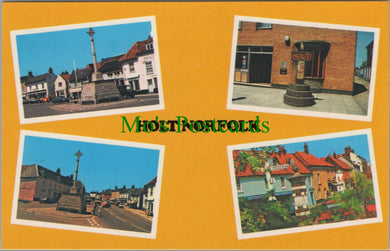 Norfolk Postcard - Views of Holt   SW13421