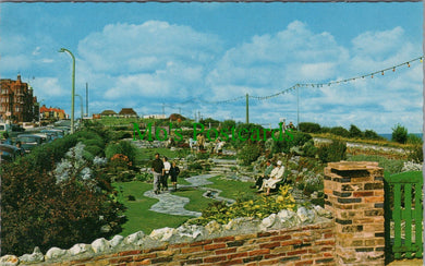Norfolk Postcard - Cromer, The Sunken Gardens, West Parade SW13428