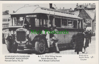 Dorset Postcard - Bournemouth Passenger Transport Bus SW13444