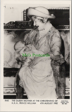 Royalty Postcard - The Queen Mother and Prince William SW13520