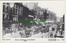 Load image into Gallery viewer, Yorkshire Postcard - Old Leeds, Horse Transport in Briggate  SW13440
