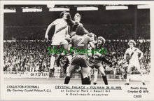 Load image into Gallery viewer, Football Postcard - Crystal Palace v Fulham 28th October 1978 - SW13591
