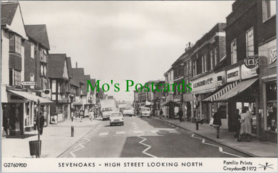 Kent Postcard - Sevenoaks High Street Looking North  SW13542