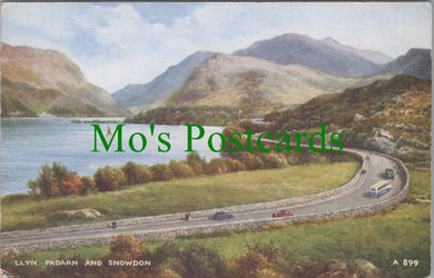 Wales Postcard - Llyn Padarn and Snowdon SW12002