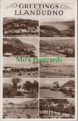 Wales Postcard - Greetings From Llandudno  SW12021