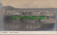Load image into Gallery viewer, Italy Postcard - Florence, Firenze, Ponte Vecchio SW12025
