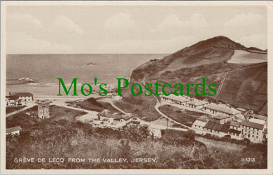 Jersey Postcard - Greve De Lecq From The Valley  SW12062