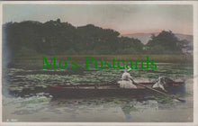 Load image into Gallery viewer, Landscape Postcard - British Beauty Spot - Lady Rowing  SW12068

