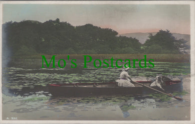 Landscape Postcard - British Beauty Spot - Lady Rowing  SW12068