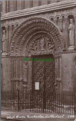 Kent Postcard - Rochester Cathedral West Door  SW12695