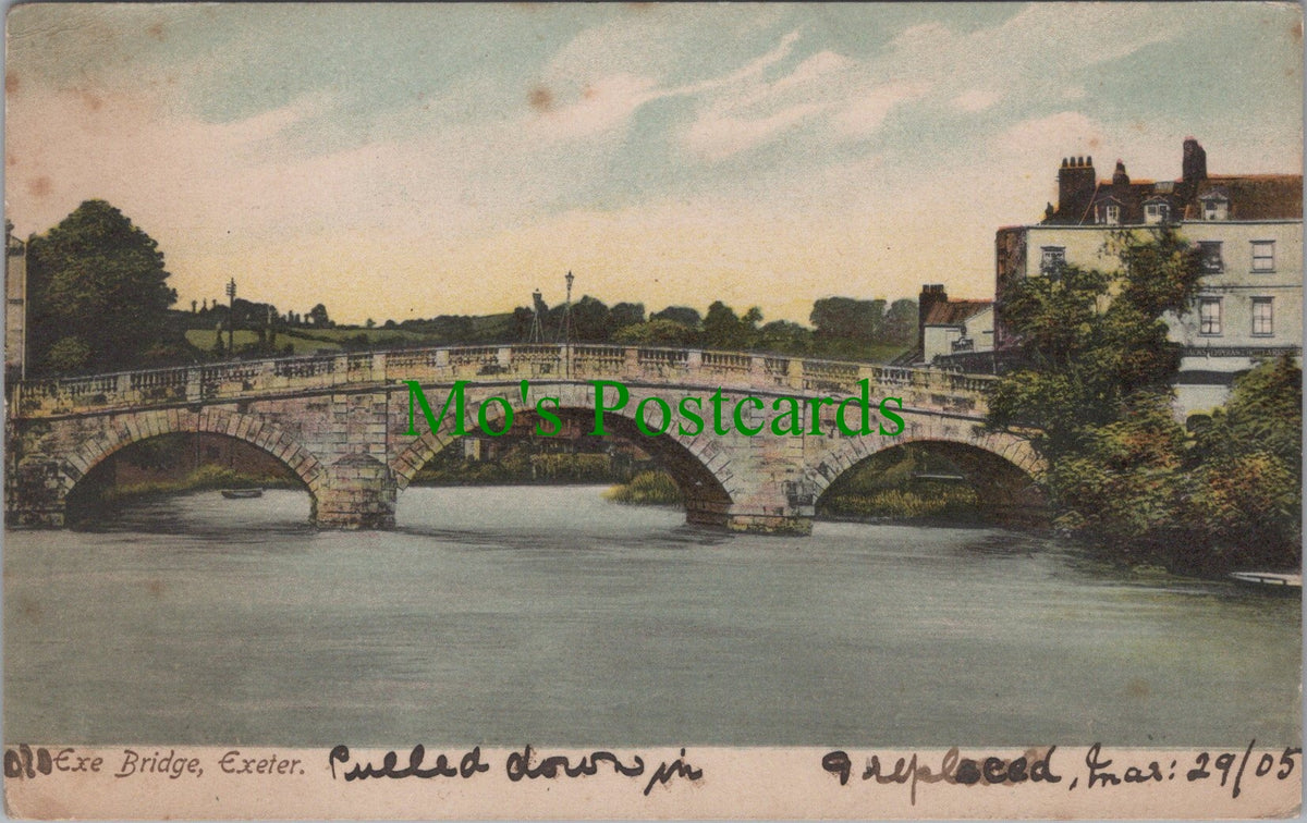 Devon Postcard - Exeter, The Exe Bridge SW12705 | Mo’s Postcards