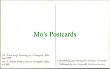 Load image into Gallery viewer, Railway Postcard - A Welsh Whisky Train at Frongoch, Bala c.1899 - SW12708
