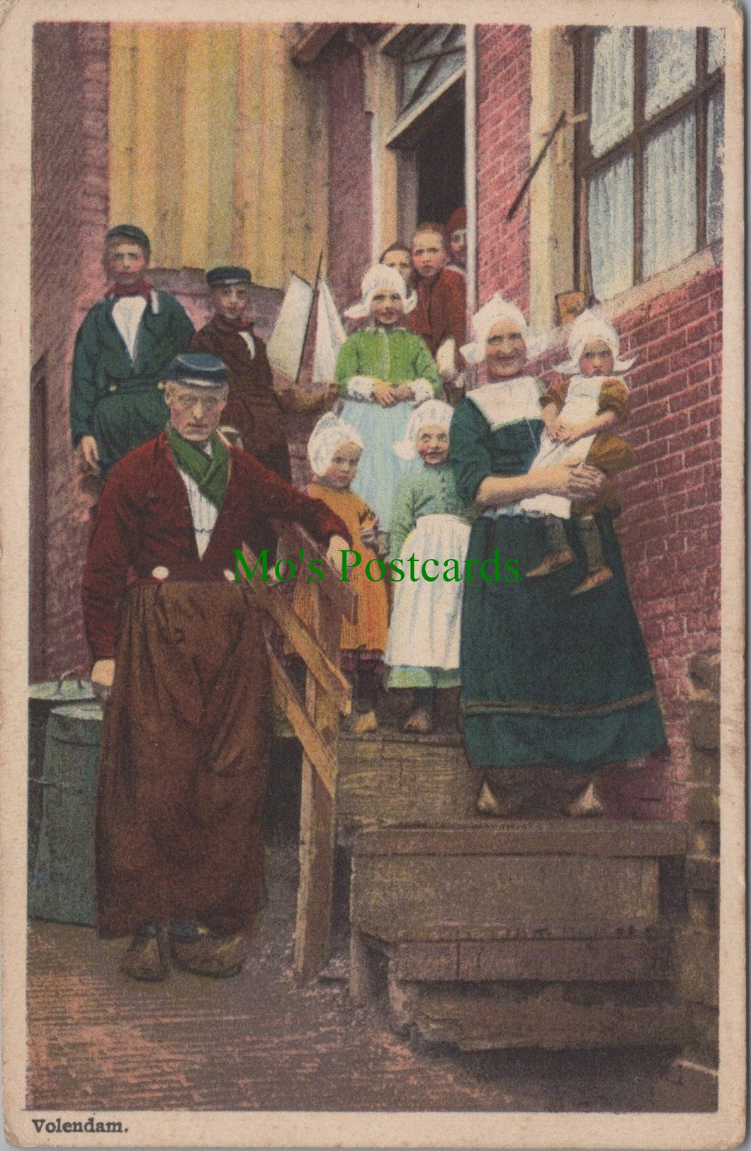 Netherlands Postcard - Volendam Children   SW12725