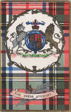 Heraldic Postcard - Scottish Heraldry, The Dress Stewart SW11114