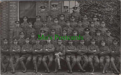 Military Postcard - Large Group of British Soldiers  SW11123