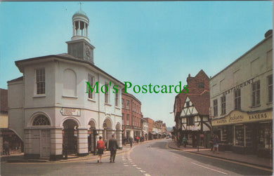 Surrey Postcard - Godalming Market House and High Street SW11171