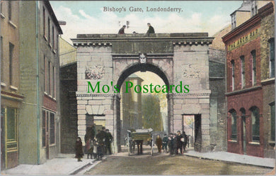 Northern Ireland Postcard - Bishop's Gate, Londonderry  SW11182