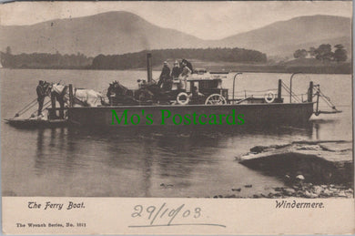 Cumbria Postcard - Windermere, The Ferry Boat  SW11199