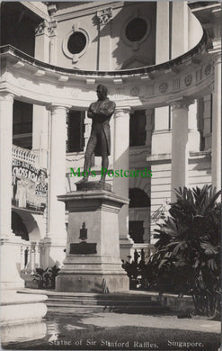 Singapore Postcard - Statue of Sir Stamford Raffles  SW11204