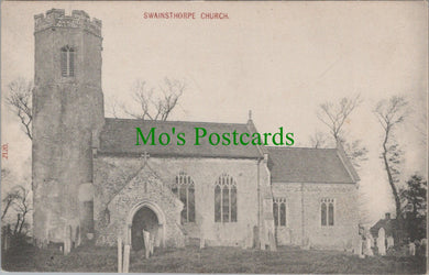 Norfolk Postcard - Swainsthorpe Church SW11212