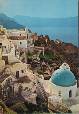 Greece Postcard - Santorini, Malerische Ansicht in IA - SW12798