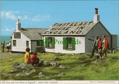 Cornwall Postcard - Land's End, The First and Last House SW12834