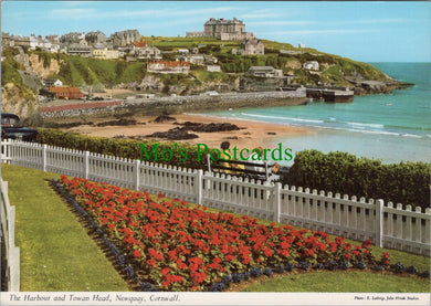 Cornwall Postcard - Newquay Harbour and Towan Head  SW12874