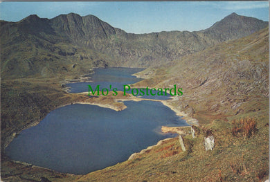 Wales Postcard - Llyn Llydaw With Y Lliwedd and Snowdon SW12891