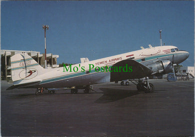 Aviation Postcard - Yemen Airways Douglas DC-3 Aeroplane SW12900