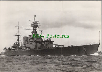 Naval Museum Card - H.M.S Hood, Warship SW11312