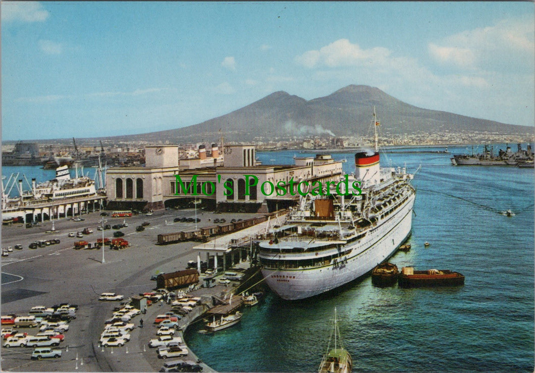 Italy Postcard - Napoli Maritime Station SW11324