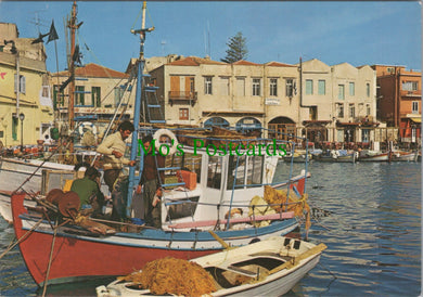 Greece Postcard - Rethymnon Fishing Boat, Crete   SW11333