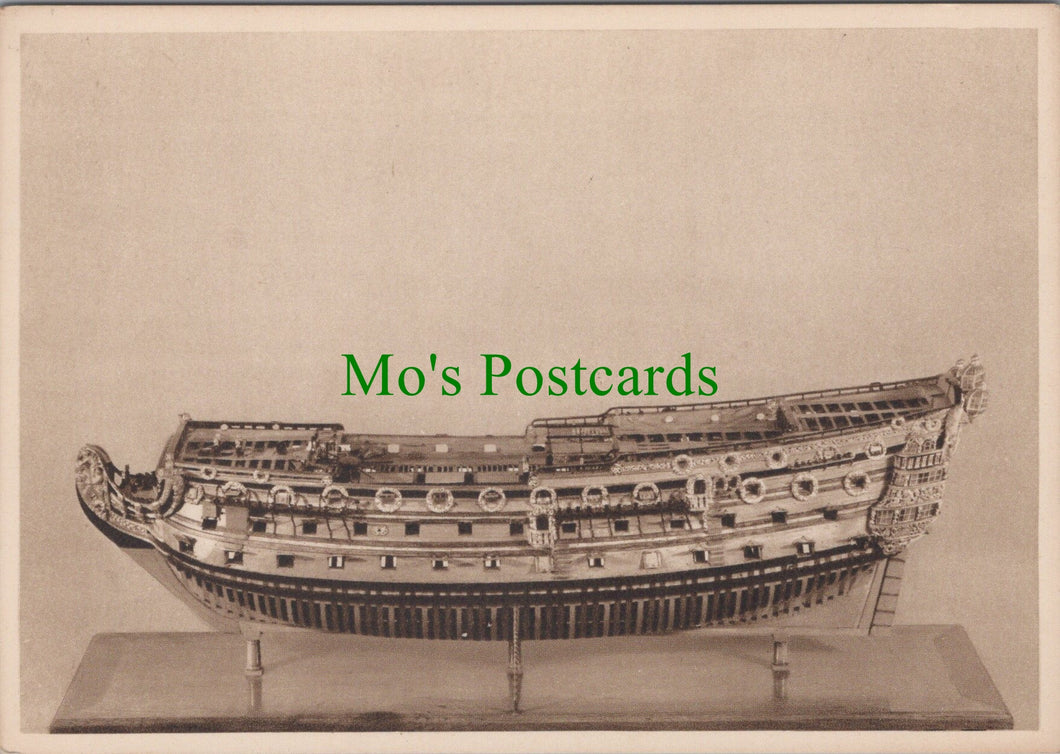 Maritime Museum Postcard - English Ship of 96 Guns c.1703 - SW11351