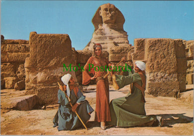 Egypt Postcard - The Ballerinas Farida Fahmy at The Sphinx of Giza  SW11365