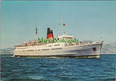 Shipping Postcard - T.S.S.Neptunia, Libra Maritime Co SW11373