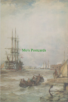 Naval Postcard - H.M.S.Victory Moored off Gosport   SW11378